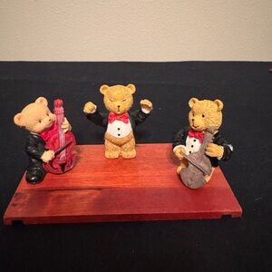 Vintage Orchestra Bear Trio Collector Set